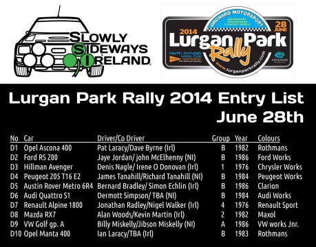 LPR14 Slowly Sideways Ireland Entry