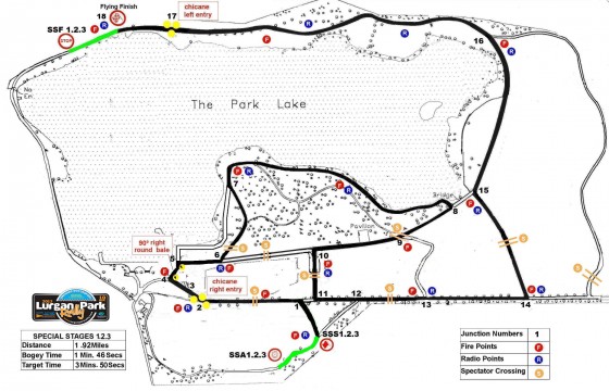 Orchard Motorsport Lurgan Park Rally Special Stages Revealed!